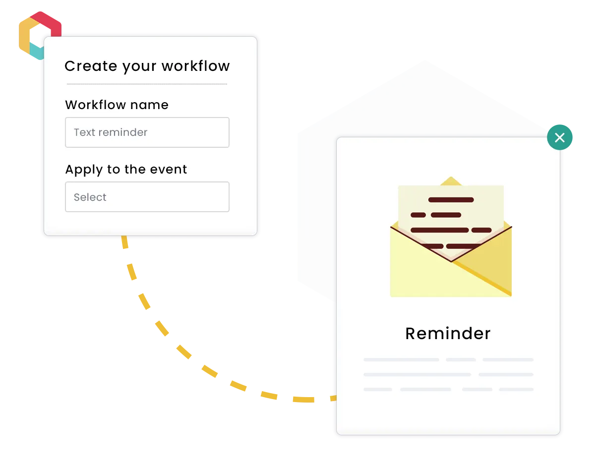 Reduce no-shows with automated email and text reminders. Prospects can easily reschedule via text or email confirmation.