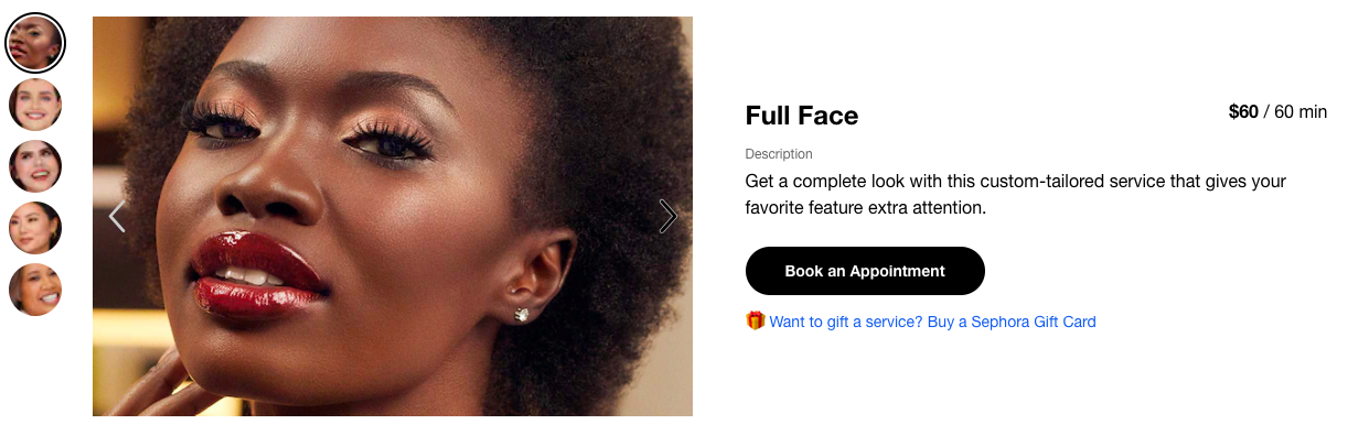 Sephora: AI for Product Support and Appointment Booking